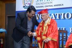 Dr.Rajesh R with Former Minister for Planning, Govt. of India, Shri MV Rajashekaran